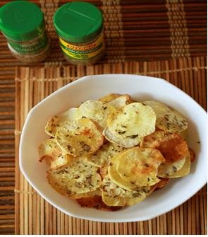 foto da receita Chips light de batata-doce ao forno