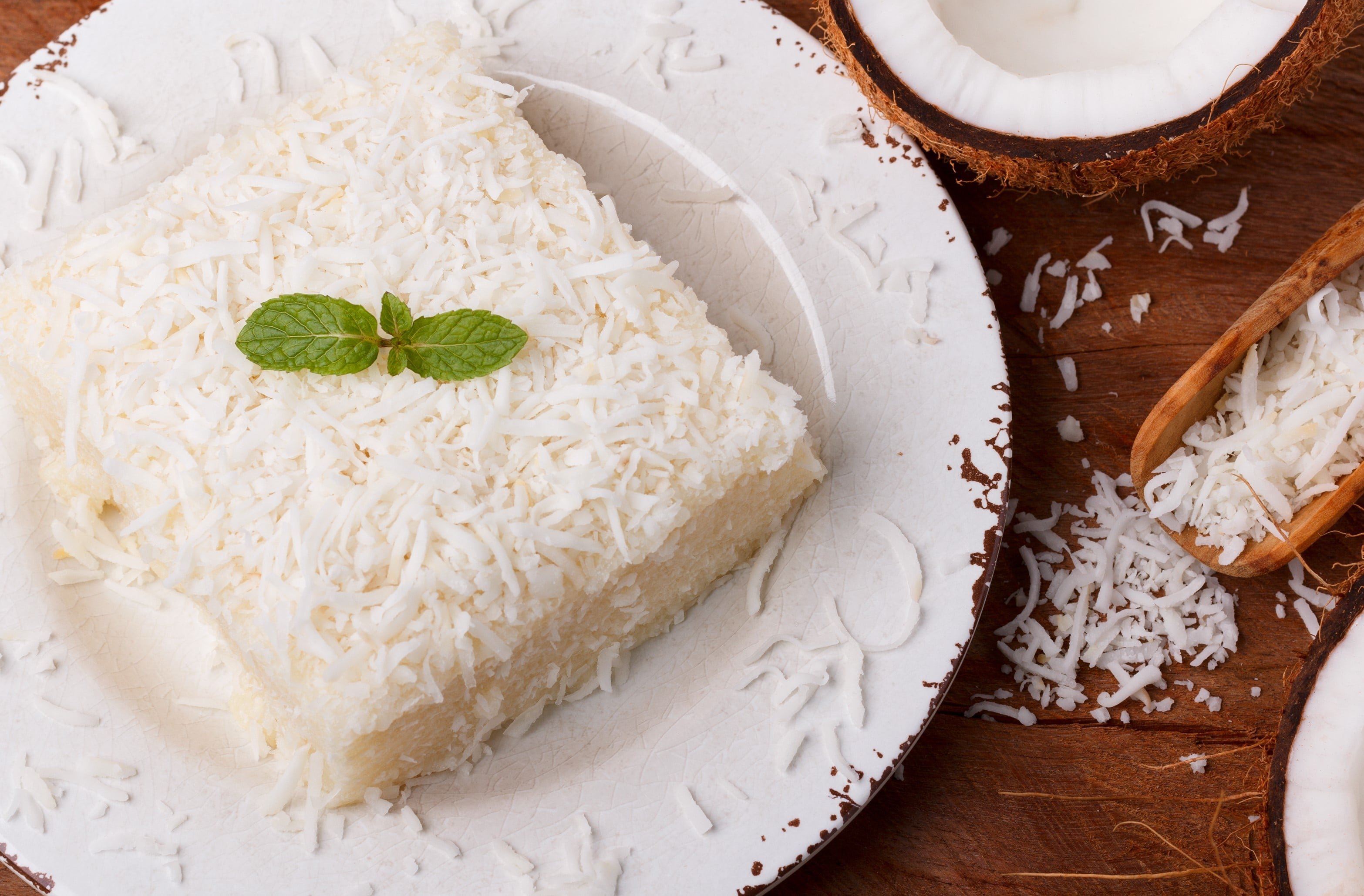 foto da receita Bolo de Coco Low Carb