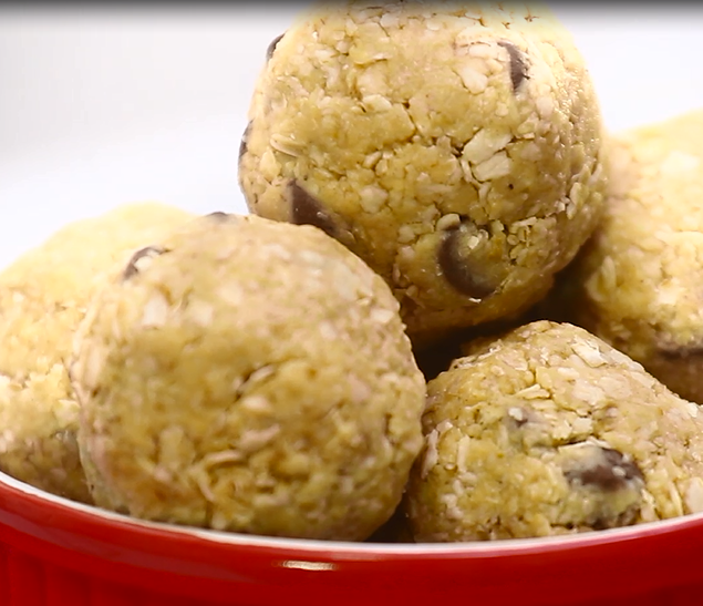 foto da receita Bolinhas de pasta de amendoim