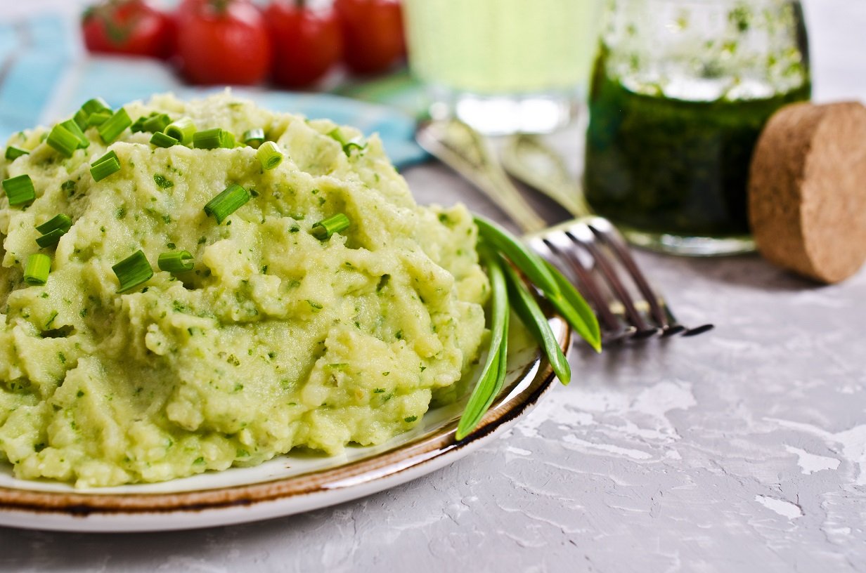 foto da receita Purê verde