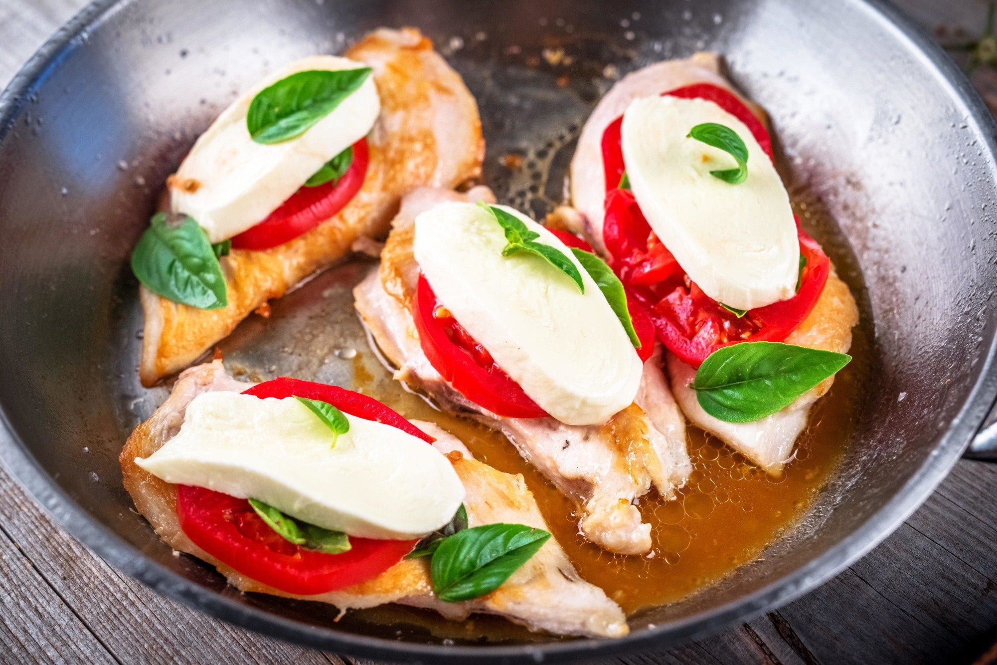 foto da receita Filé de frango caprese