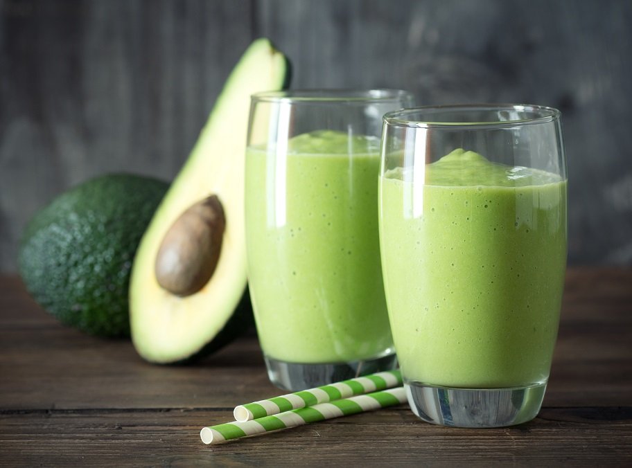 foto da receita Smoothie de chá verde com abacate