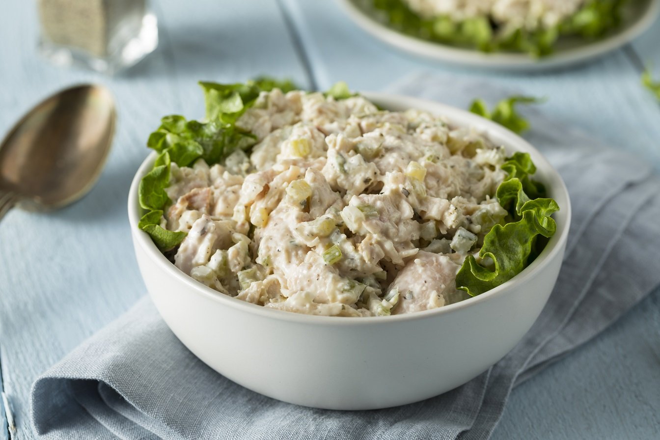 foto da receita Salada de frango com cottage