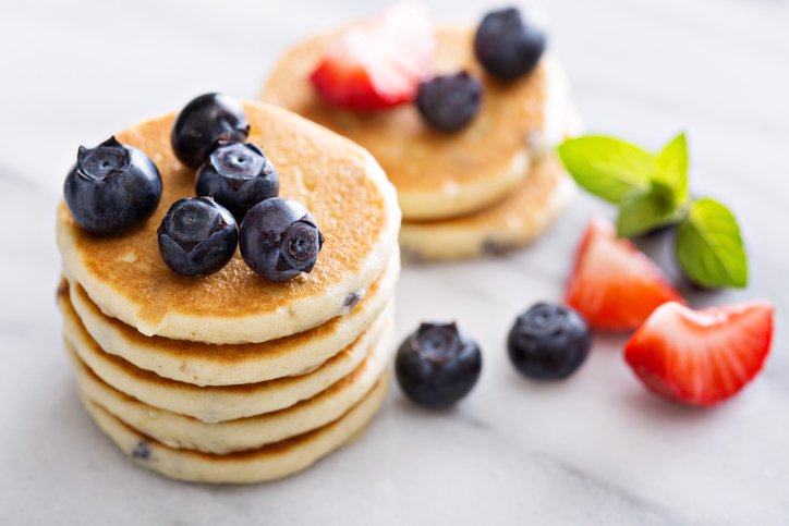 foto da receita Panqueca de frutas vermelhas para o rejuvenescimento 