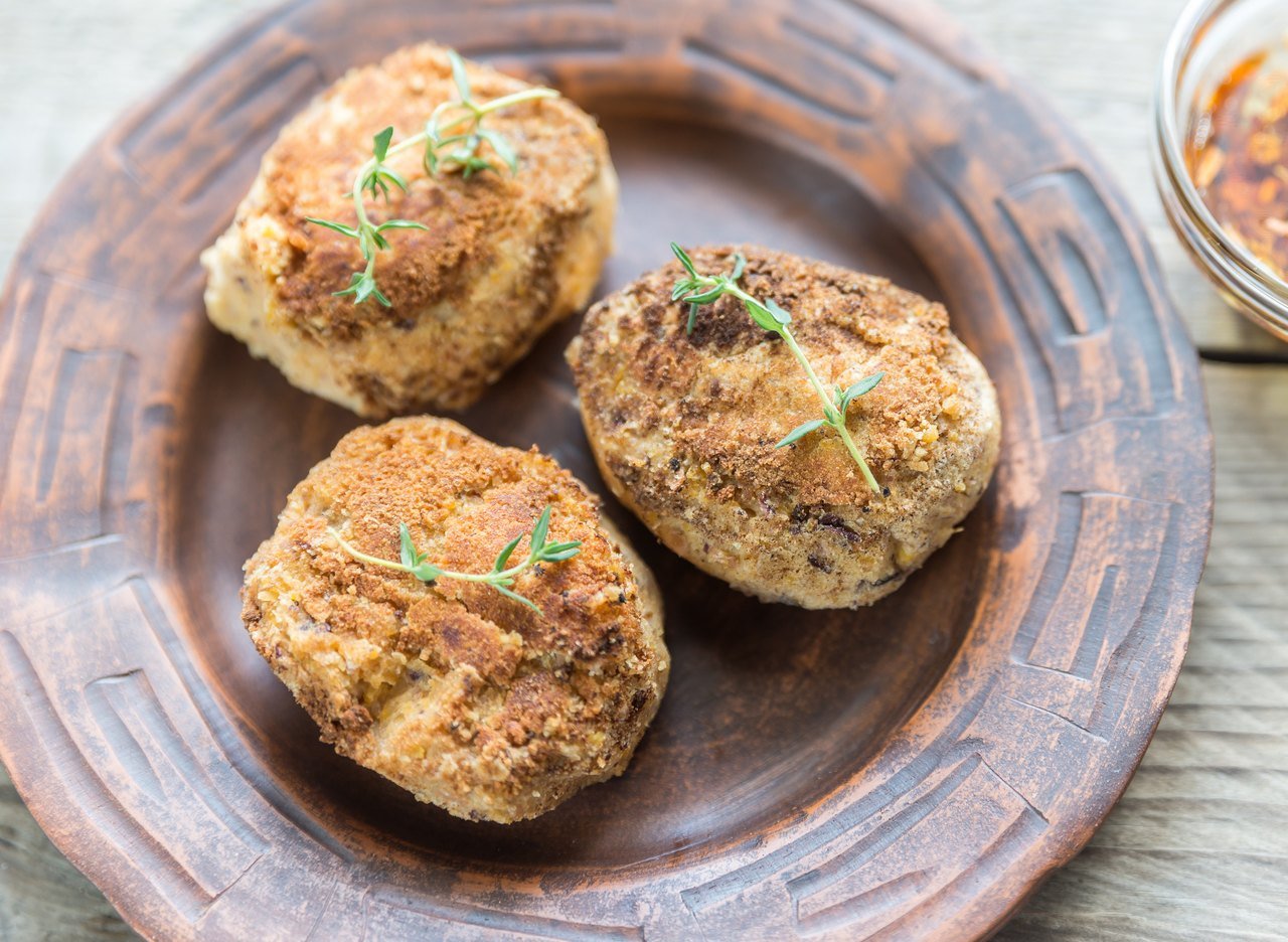 foto da receita Bolinho de lentilha vegano