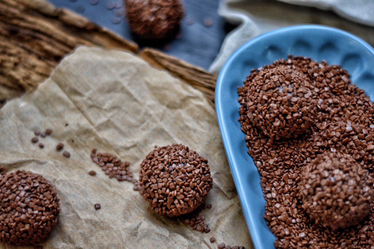 foto da receita Brigadeiro low carb com creme de leite 