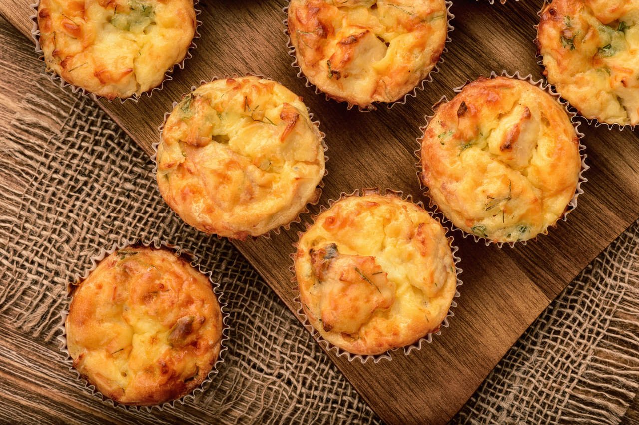 foto da receita Muffin proteico de frango