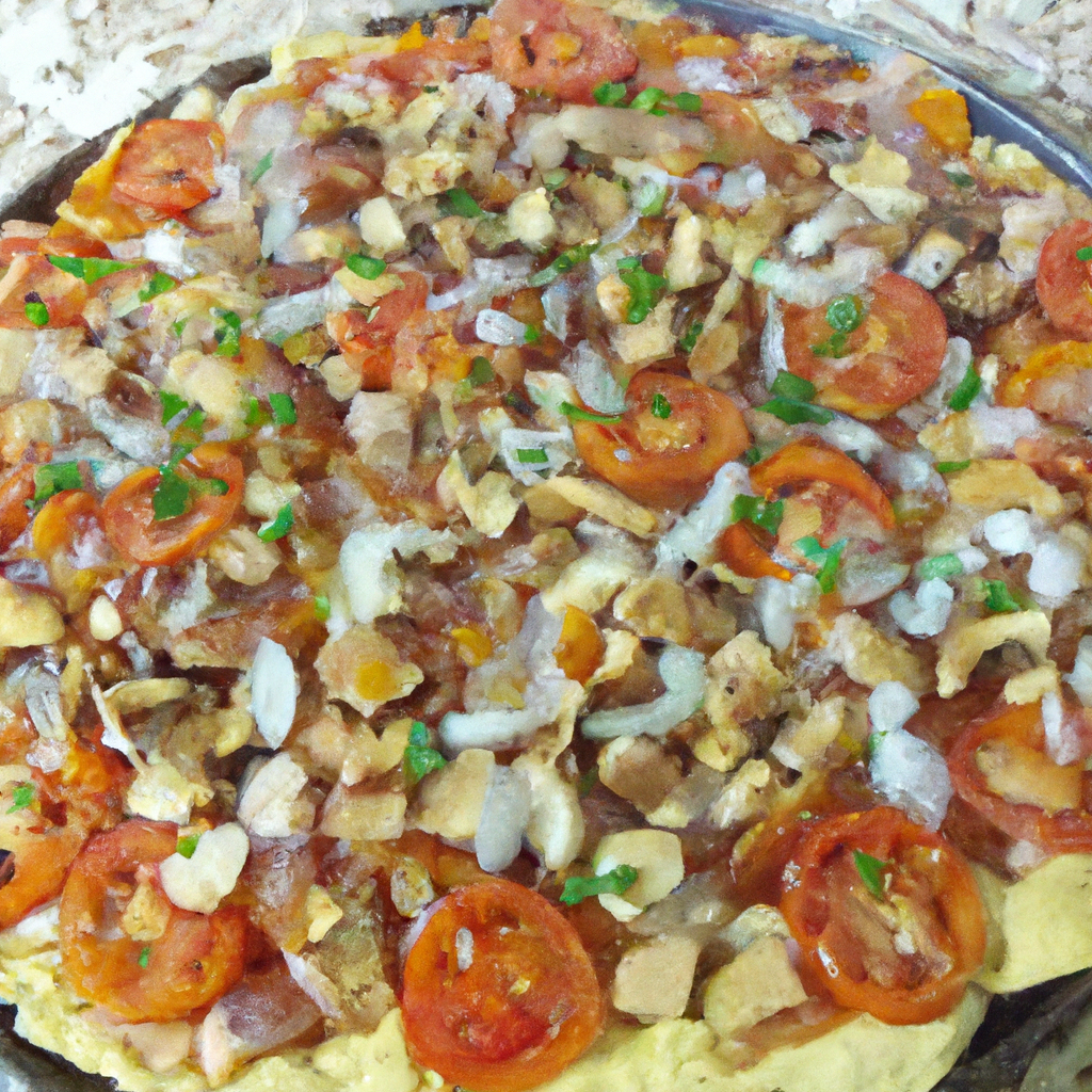 foto da receita Pizza de estrogonofe de frango