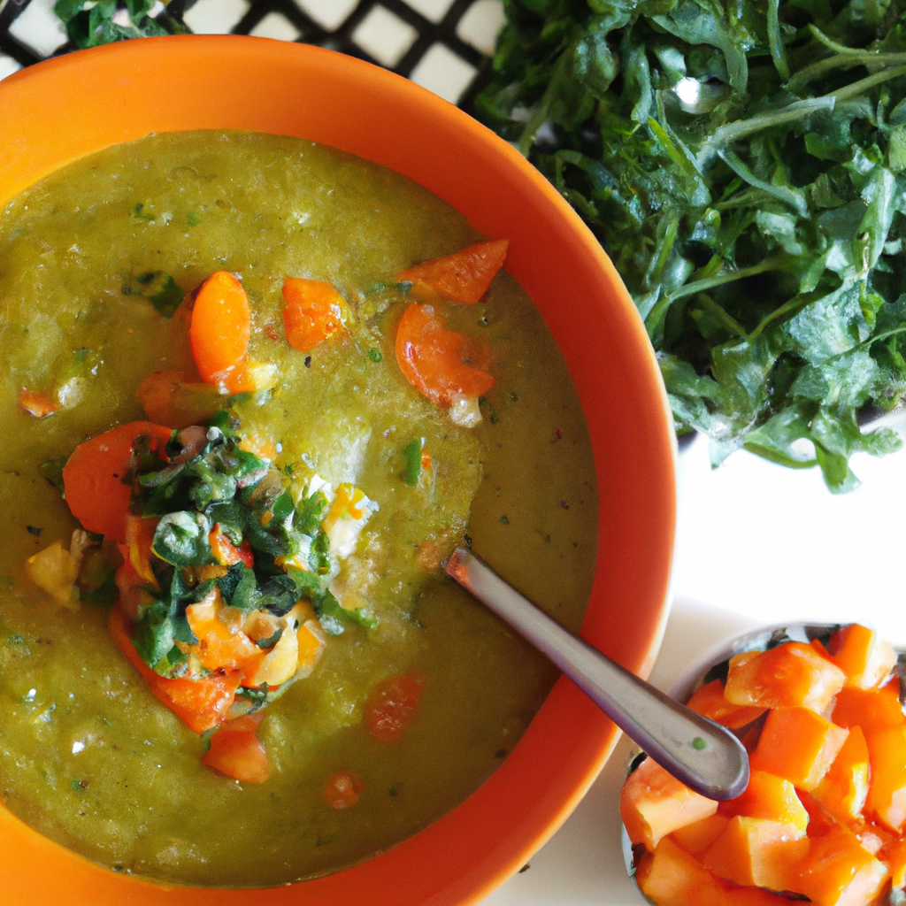 foto da receita Sopa detox de legumes