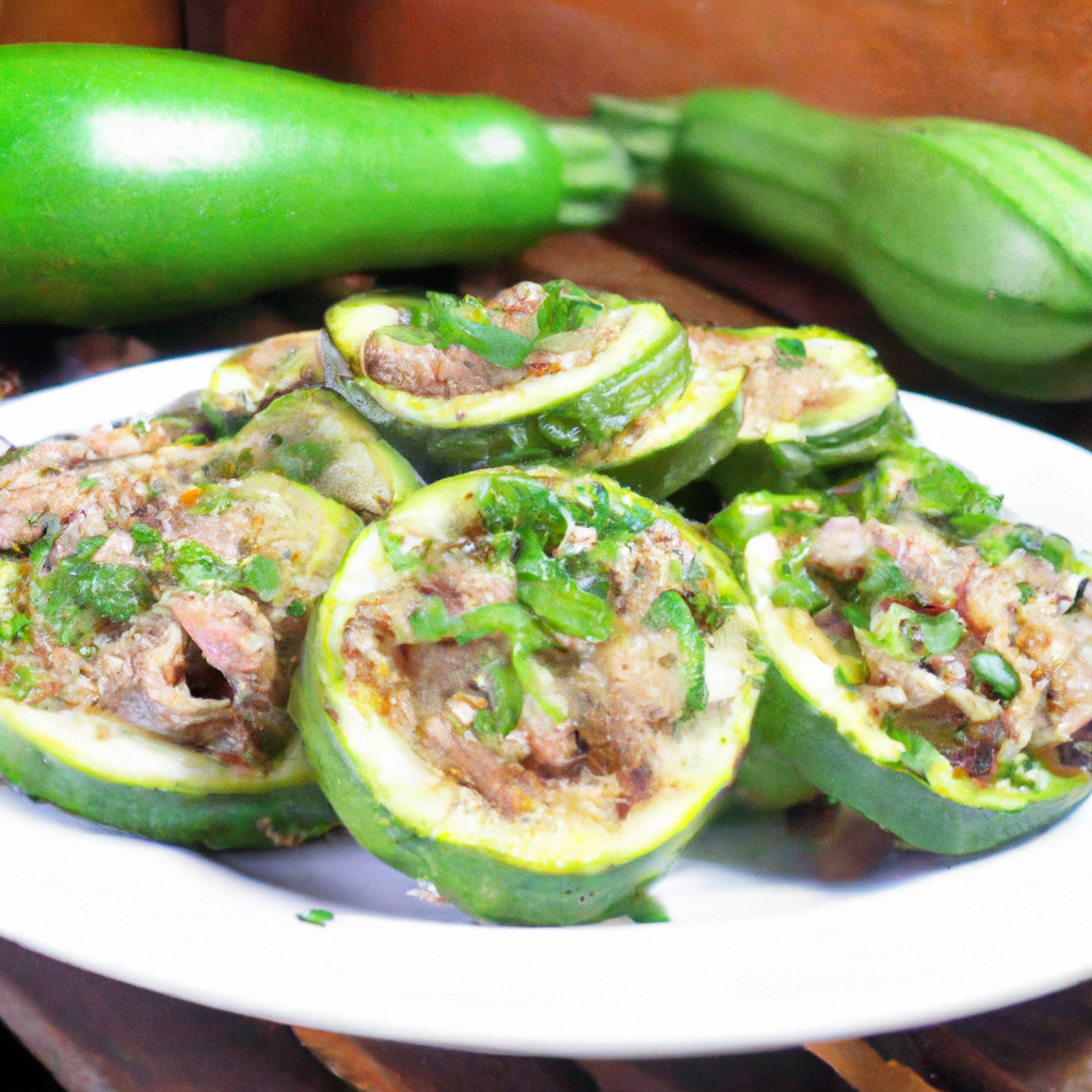 foto da receita Salada de abobrinha assada