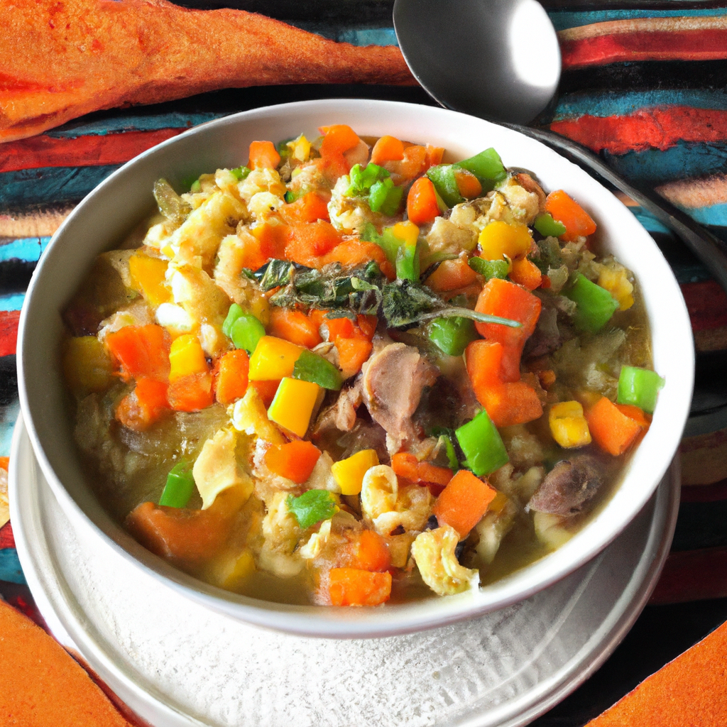 foto da receita Sopa de legumes com macarrão