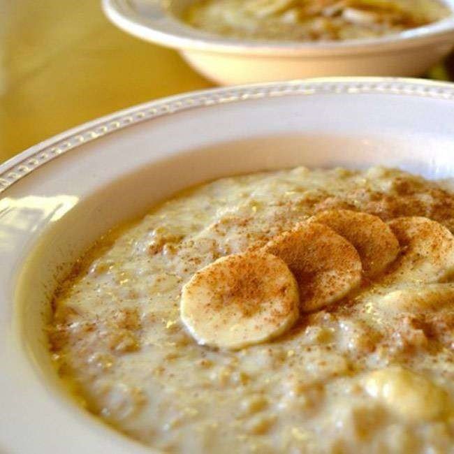 foto da receita Mingau de aveia fit