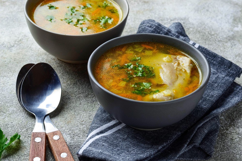 foto da receita Caldo de legumes detox 