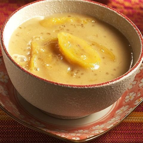 foto da receita Sopa de Banana Marmelo Verde