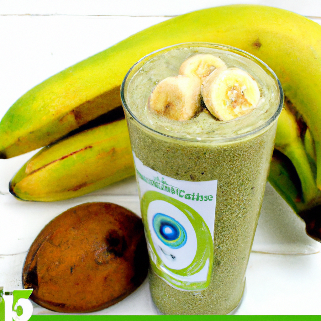 foto da receita Smoothie de banana com água de coco