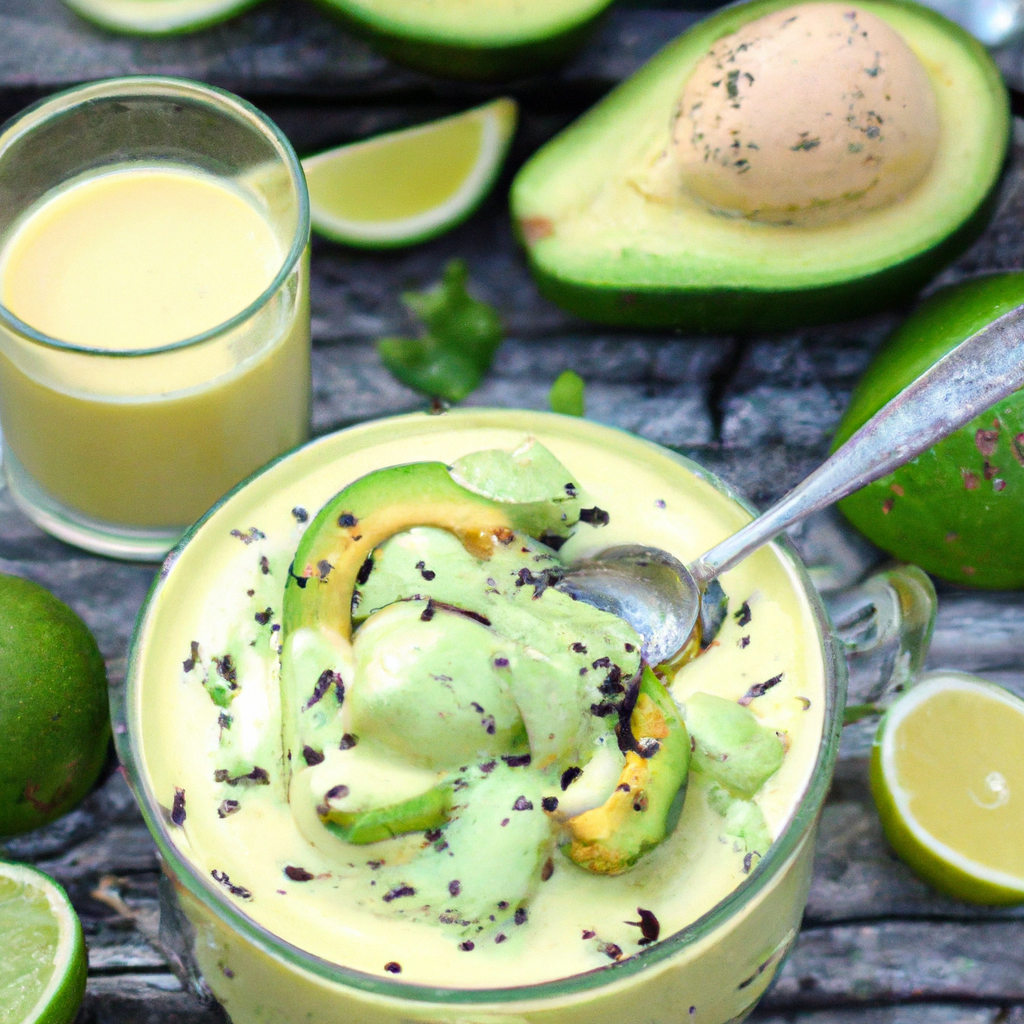 foto da receita Creme de abacate refrescante