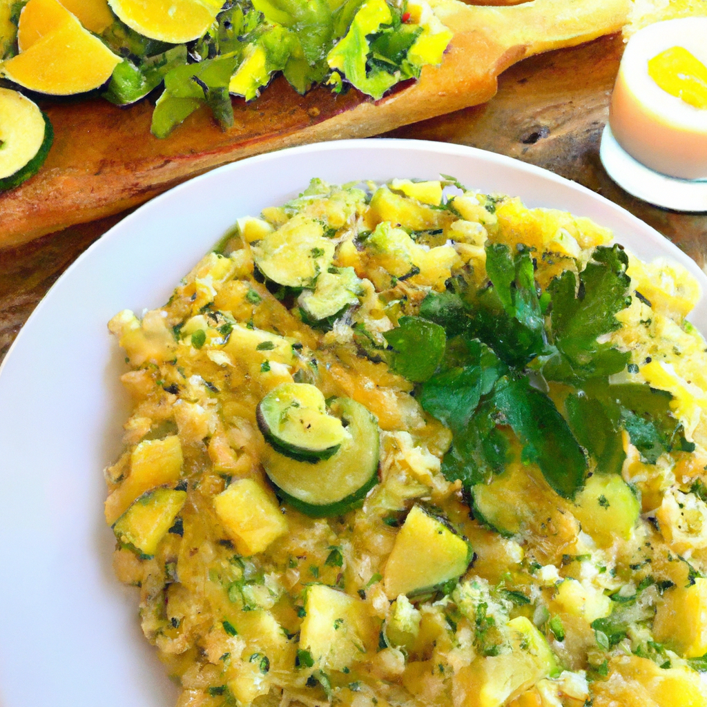 foto da receita Kitchari de arroz branco com lentilha e abobrinha