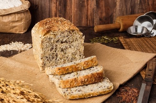 foto da receita Pão de linhaça funcional