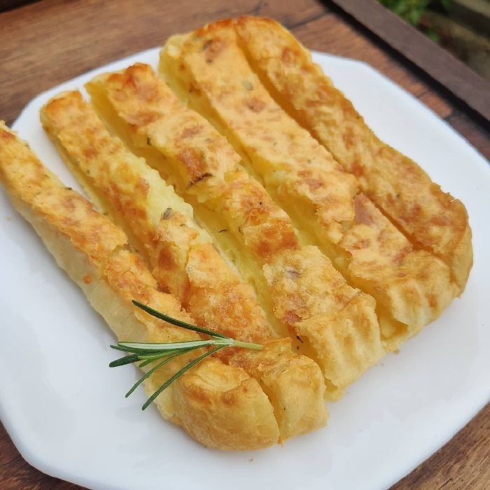 foto da receita Palitos de tapioca com alho