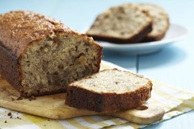 foto da receita Bolo de banana com linhaça