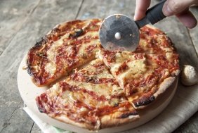 foto da receita Pizza de queijo branco