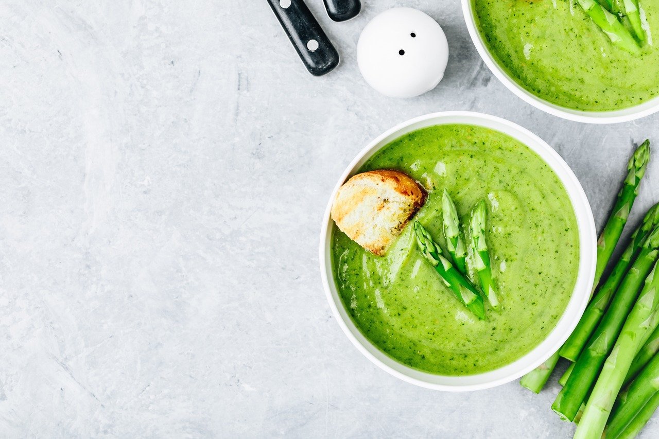 foto da receita Sopa creme de aspargos