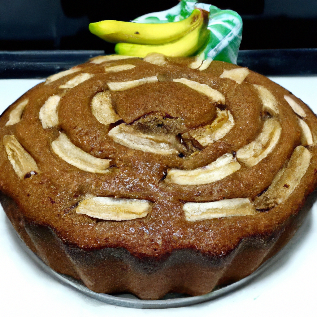 foto da receita Bolo de banana com canela sem açúcar