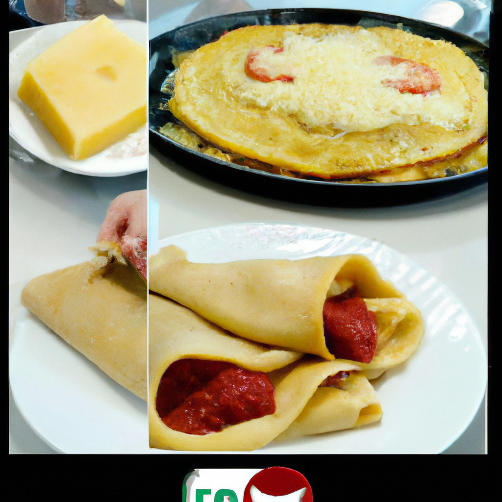 foto da receita Crepe suíço de pizza